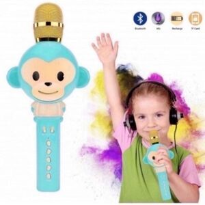 New Kids Karaoke Microphone Bluetooth Wireless  whit gif bag